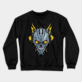 Mecha Skull S03 D34 Crewneck Sweatshirt